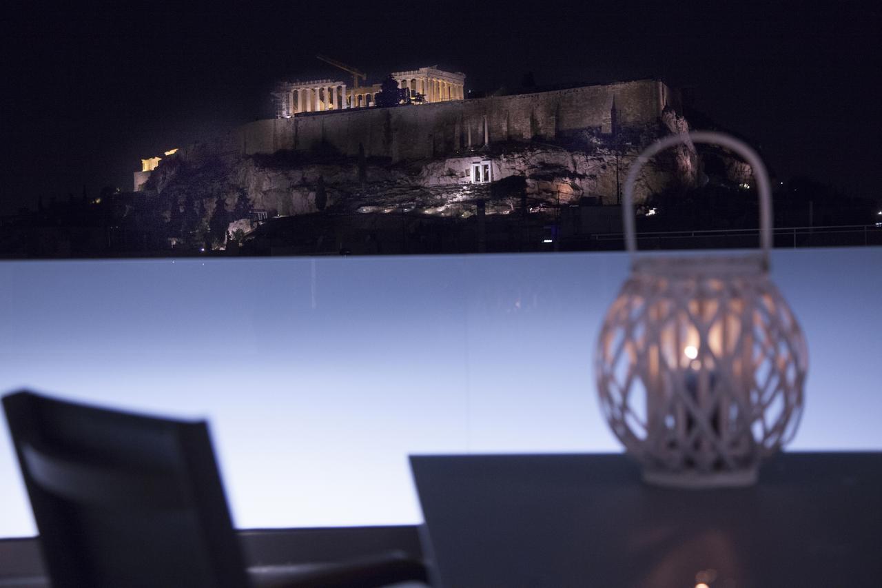 Ferienwohnung Luxury Penthouse Touching The Acropolis By Ghh Athen Exterior foto