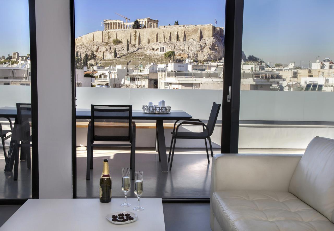 Ferienwohnung Luxury Penthouse Touching The Acropolis By Ghh Athen Exterior foto