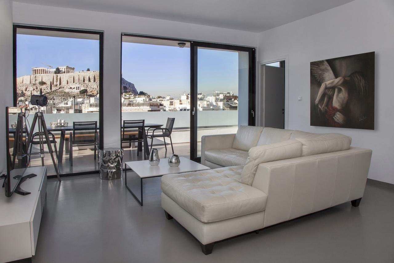 Ferienwohnung Luxury Penthouse Touching The Acropolis By Ghh Athen Exterior foto